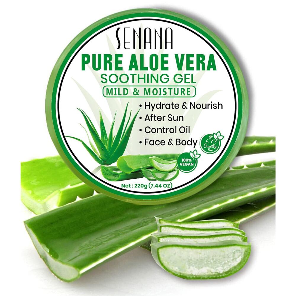 Aloe Vera Body Face Moisturizer Skin Care Dry Skin Anti Wrinkle Acne Scars